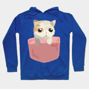 the cat in pocket Hoodie